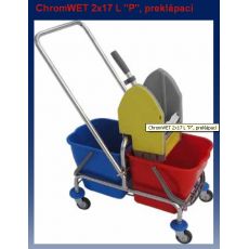 Vozík ChromWET 2x17L "P" s rukoväťou